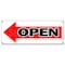 Signmission GIANT LEFT OPEN ARROW BANNER SIGN turn here sale follow directions B-Giant Left Open Arrow - alternate 1